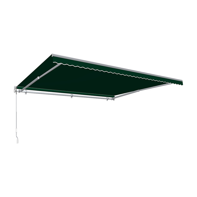 Awntech Manual Retraction Slope Patio Awning & Reviews Wayfair